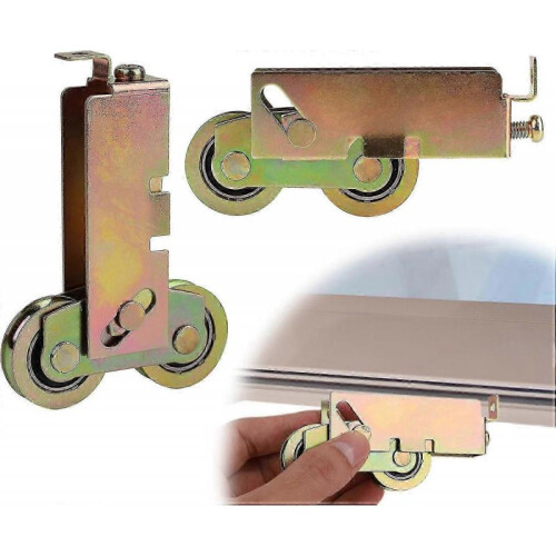 2pcs Sliding Patio Door Tandem Roller Assembly - Replacement Wheels for Smooth Gliding