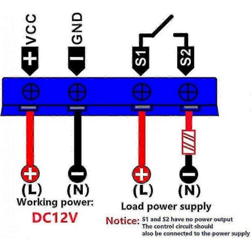12V Time Relay 12 Volt Timer Relay Outdoor 10A Digital Tail-off Relay Adjustable Gift 2