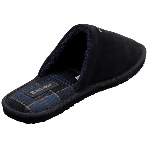 Barbour (8) Barbour Everitt Mule Mens Slippers in Navy 1