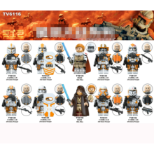 10pcs Star Wars Minifigure Model Building Block Figure Toy Kid Toy