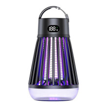 (black) Zappify 2.0 Mosquito Zapper - 2024 USB Rechargeable Portable Bug Zapper for Indoor & Outdoor Use