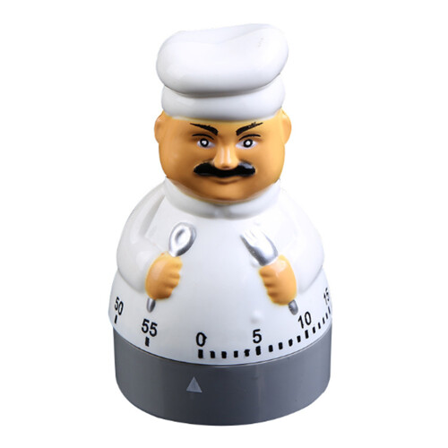 Kookwekker - Mechanische Timer - Koken En Bakken - Luid Alarm Geen Batterijen 68 Cm Hoog Roestvrij Staal