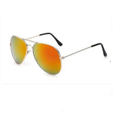 (As Show, C28) Unisex Metal Red Pilot Style Sunglasses for Women and Men Perfect for Summer Driving and Outdoor Activities - Model 3025