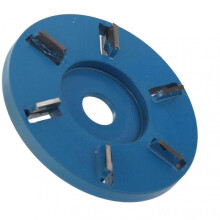 6 Teeth Wood Carving Disc for Angle Grinder - Steel Milling Cutter Woodworking Tool