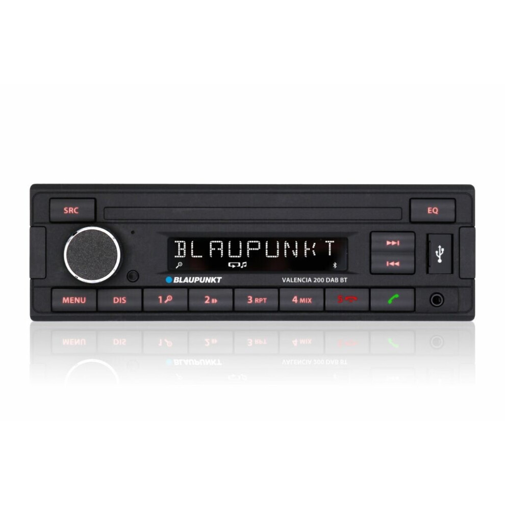 Blaupunkt Valencia 200 Bt Car Radio With Dab, Rds Tuner, Bluetooth 4260499852344