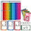 Math Flash Cards + Fidget Chart,Math Games for Kids Ages 4-8, Addition, Subtraction, Division(Fidge 1