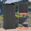 Birchtree (Anthracite) BIRCHTREE Metal Garden Storage Box Shed Cabinet 11