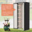 Birchtree (Anthracite) BIRCHTREE Metal Garden Storage Box Shed Cabinet 15