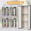 Birchtree (Grey) BIRCHTREE Metal Garden Storage Box Shed Cabinet 4