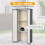 Birchtree (Grey) BIRCHTREE Metal Garden Storage Box Shed Cabinet 5