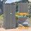 Birchtree (Grey) BIRCHTREE Metal Garden Storage Box Shed Cabinet 7