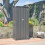 Birchtree (Grey) BIRCHTREE Metal Garden Storage Box Shed Cabinet 12