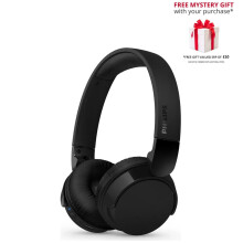(Black) Philips TAH4209 4000 series On-ear Wireless BT Headphones – Free Gift RRP 10!