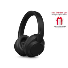 Philips TAH6509 6000 Series Over-ear Wireless Bluetooth Headphones with Passive Noise Isolation - Free Gift RRP 10!