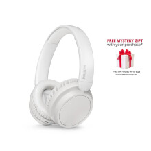 Cuffie Bluetooth Supra-aurali - Philips - TAH5209WT/00 - 65h di Autonomia - Bassi Dinamici - Bianco