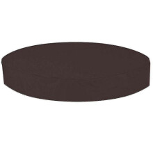 (190x90cm, Coffee Color) Waterproof Round Outdoor Hot Tub Cover - Dust Protection for Spa