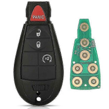 (C Style, for RAM) 433Mhz 7941 Remote Car Key Fob M3N5WY783X for Chrysler Town & Country Jeep Grand Cherokee Dodge Caravan Journey IYZ-C01C Key Blanks