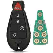 (E Style, for RAM) 433Mhz 7941 Remote Car Key Fob M3N5WY783X for Chrysler Town & Country Jeep Grand Cherokee Dodge Caravan Journey IYZ-C01C Key Blanks
