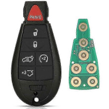 (J Style, for RAM) 433Mhz 7941 Remote Car Key Fob M3N5WY783X for Chrysler Town & Country Jeep Grand Cherokee Dodge Caravan Journey IYZ-C01C Key Blanks