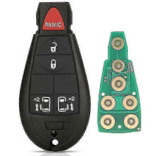 (K Style, for RAM) 433Mhz 7941 Remote Car Key Fob M3N5WY783X for Chrysler Town & Country Jeep Grand Cherokee Dodge Caravan Journey IYZ-C01C Key Blanks