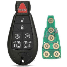 (M style, for RAM) 433Mhz 7941 Remote Car Key Fob M3N5WY783X for Chrysler Town & Country Jeep Grand Cherokee Dodge Caravan Journey IYZ-C01C Key Blanks