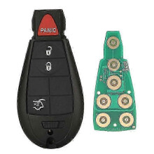(D Style, for RAM) 433Mhz 7941 Remote Car Key Fob M3N5WY783X for Chrysler Town & Country Jeep Grand Cherokee Dodge Caravan Journey IYZ-C01C Key Blanks