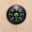 2X Oil Filled Button Compass - Ultra Compact 20mm - Mini Survival Bushcraft 2