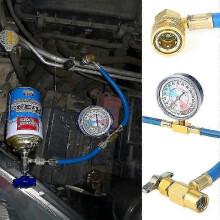 R134a Car Refrigerant Gas Refill Tool with Pressure Gauge Air Conditioning Refrigerant-yzy