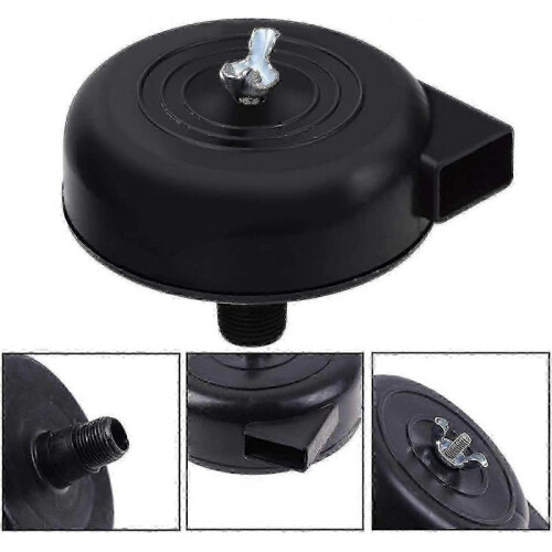 2 Pcs Compressor Filter, 16mm 3/8pt Male Thread Silent Compressor for Air Compressor (black) 1