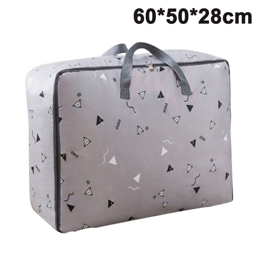 Sacs de rangement en tissu Oxford pour couettes, vêtements, grande capacité avec fermeture éclair, pour couvertures et literie