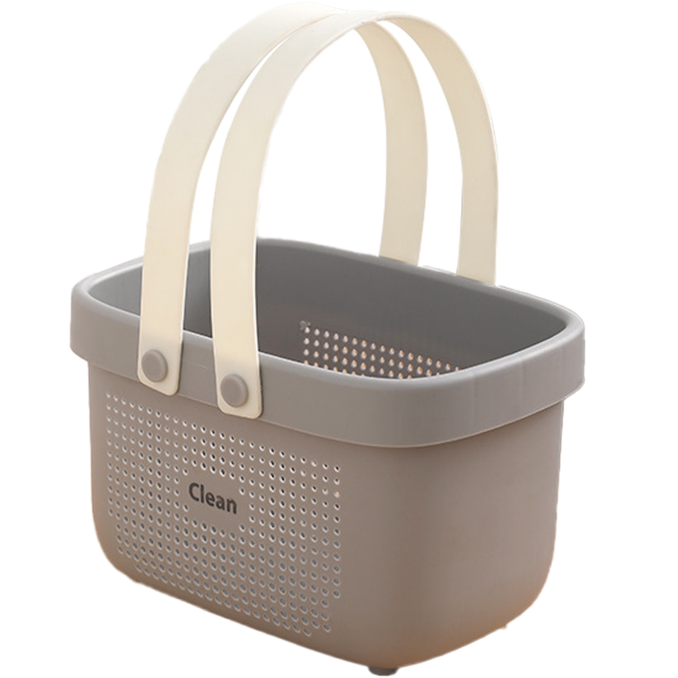 Luyu Plastic Portable Storage Basket With Shower Handle