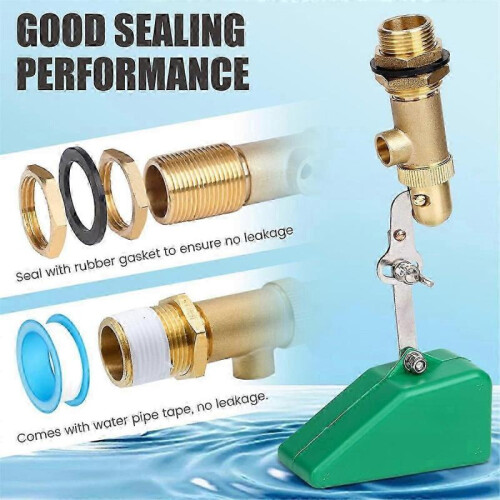 3/4Inch Float Valve,Brass Water Float Valve for Water Tank 1