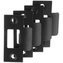 4pcs Deadbolt Strike Plates Latch Door Strike Plates Door Plate Reinforcement Plates Edition B