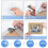Double Sided 3m Adhesive Pads - 60pcs Foam Tape Pads for Mounting 3