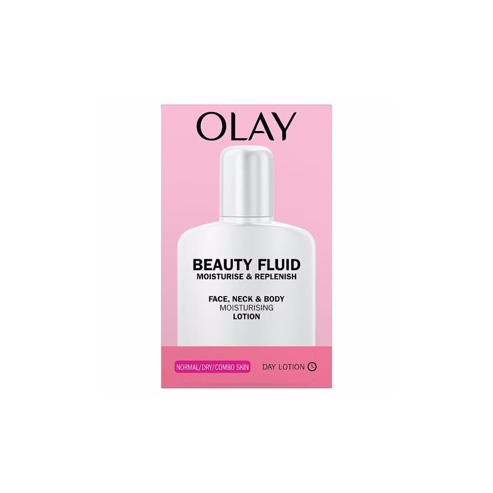 6 x Olay Beauty Fluid Face & Body Moisturising Fluid Normal/Dry/Combo 200ml