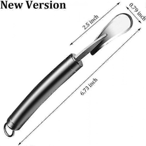 Smooth-Surface Anti-Slip Curved Handle Fruit Citrus Peeling Tool 1