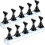 Home and Salon Nail Art Practice Rack with Crystal Adhesive Tools Set 1