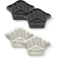 (black beige) Comfortable Heel Pads with Self-adhesive Sticker for Shoes in Skin Color/Black 4 Pack