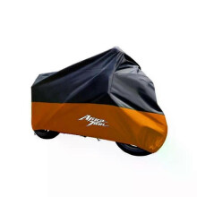 (3XL For 220cm, Orange) Waterproof Motorcycle Cover for Africa Twin CRF1100L CRF1000L - Outdoor Rain Protector Accessories