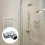 90 Degree Shower Head Adapter - 1/2" Elbow for Shower Hose Extension - Silver 4