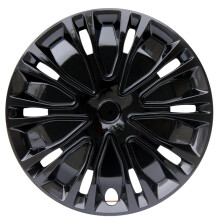 4 x 14" Black Car Wheel Trims Hub Caps Covers