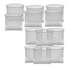 Underground Root Protection Baskets for Garden Pots featuring Wire Mesh to Deter Moles and Voles 12 Pack 3 Gallon Size