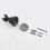 Black Stainless Steel Wall-Mounted Shower Head Support with 360-Degree Rotation 3