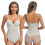 (XXL) Women's Underwire White Shapewear Stretch Solid Color Silky Underwear Bodysuit 4