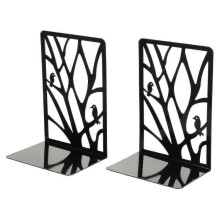 Deer Bookends for Shelves - Decorative Metal Bookends for Bookshelf & Tabletop