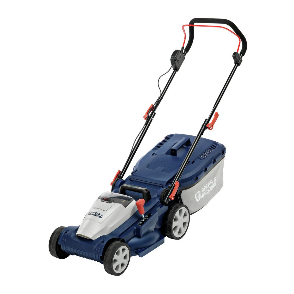 Spear & Jackson 34Cm Cordless Lawnmower 24V (No Battery & No Charger)