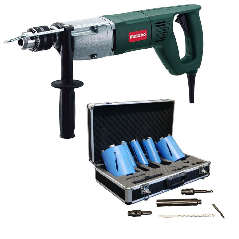 Metabo BDE 1100 Rotary Core Drill 1100W 110V MPTBDE1100 600806390 +10PC Core Set