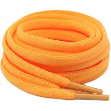 (24inch (60cm), 37 tangerine) 2Pair Oval Shoelaces 42 Colors 1/4" Half Round Athletic Laces for Running & Sport Shoes