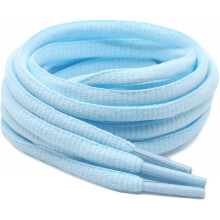 (24inch (60cm), 23 light blue) 2Pair Oval Shoelaces 42 Colors 1/4" Half Round Athletic Laces for Running & Sport Shoes