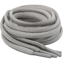 (24inch (60cm), 06 light gray) 2Pair Oval Shoelaces 42 Colors 1/4" Half Round Athletic Laces for Running & Sport Shoes